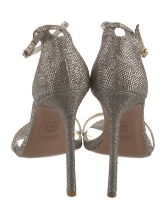 Stuart Weitzman Glitter Glitter Accents Sandals