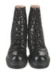 Stuart Weitzman Leather Combat Boots