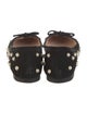 Stuart Weitzman Suede Bow Accents Ballet Flats