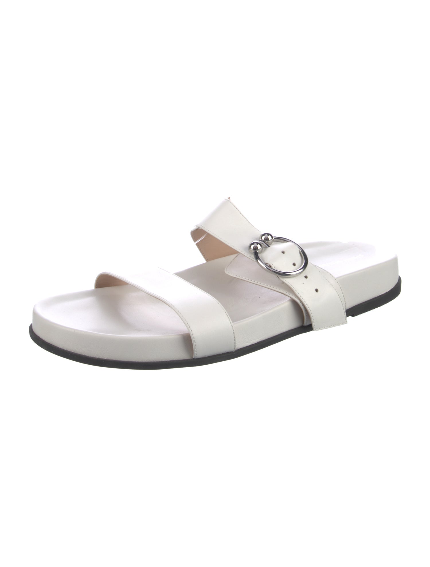 Stuart Weitzman Leather Slides