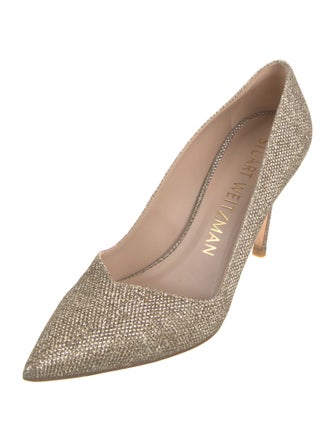 Stuart Weitzman Glitter Glitter Accents Pumps