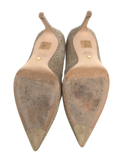 Stuart Weitzman Glitter Glitter Accents Pumps