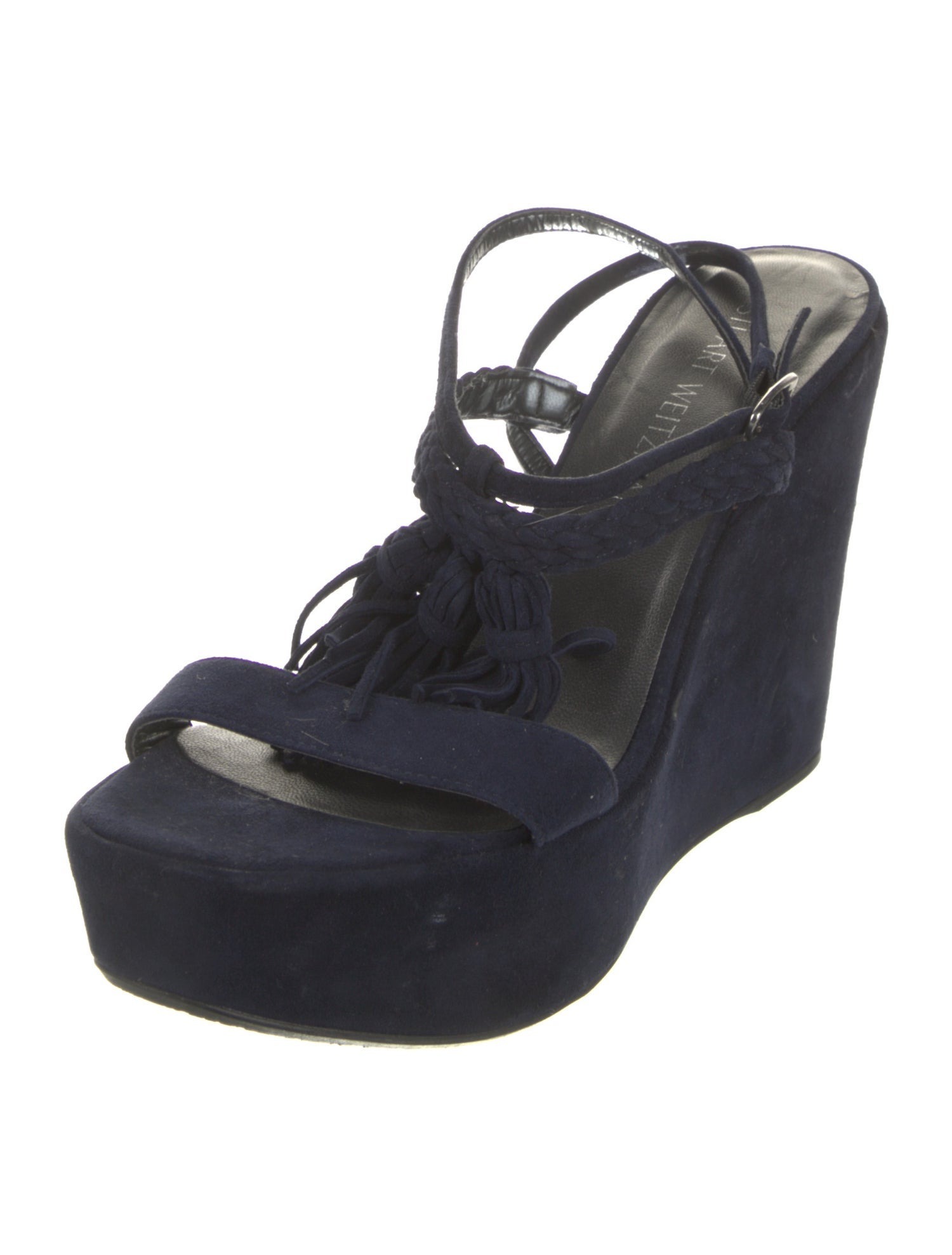 Stuart Weitzman Suede Slingback Sandals