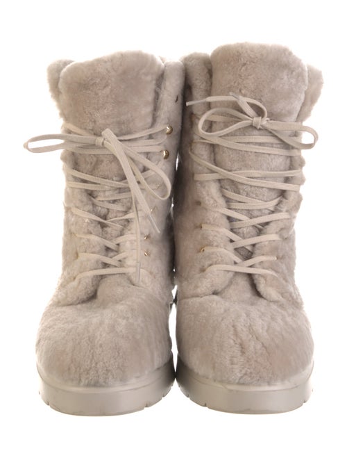 Stuart Weitzman Shearling Combat Boots