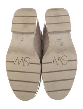 Stuart Weitzman Shearling Combat Boots