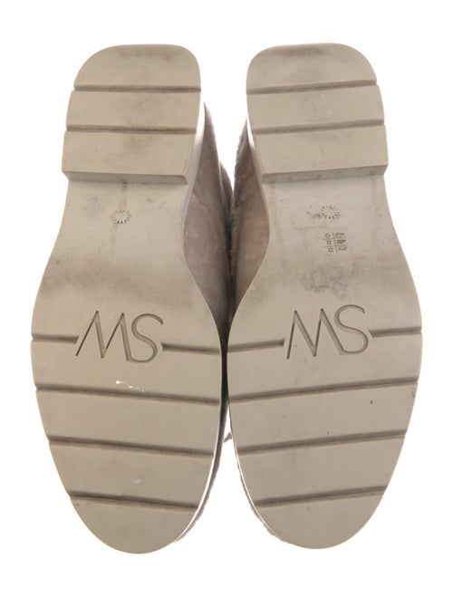 Stuart Weitzman Shearling Combat Boots