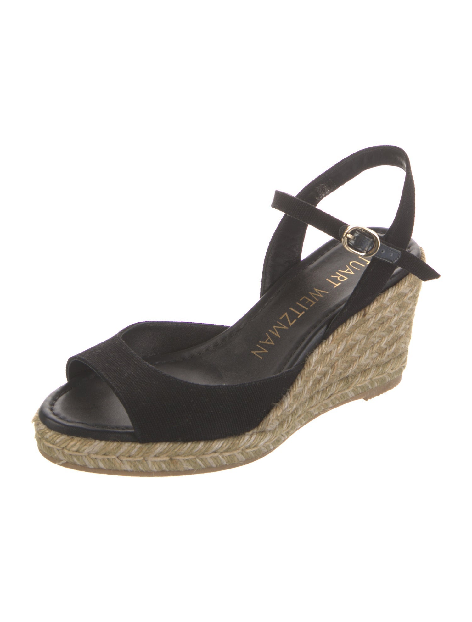 Stuart Weitzman Canvas Printed Espadrilles