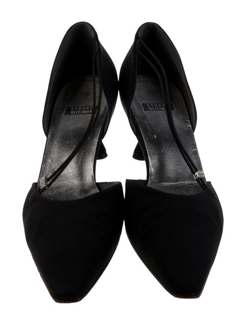 Stuart Weitzman Crystal Embellishments D'Orsay Pumps
