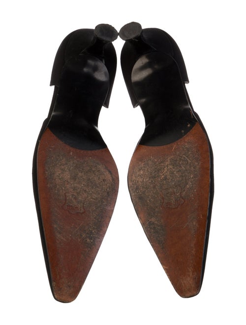 Stuart Weitzman Crystal Embellishments D'Orsay Pumps