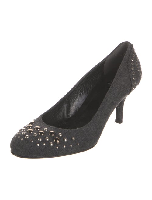 Stuart Weitzman Suede Bow Accents Pumps