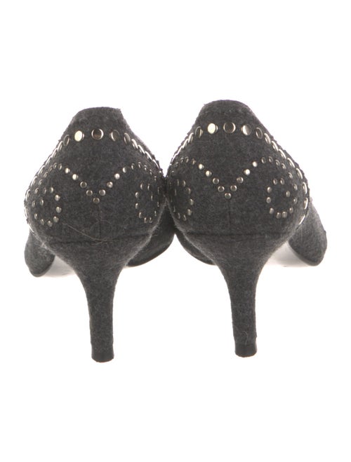 Stuart Weitzman Suede Bow Accents Pumps