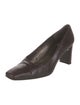 Stuart Weitzman Embossed Leather Pumps