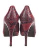 Stuart Weitzman Snakeskin Animal Print Pumps