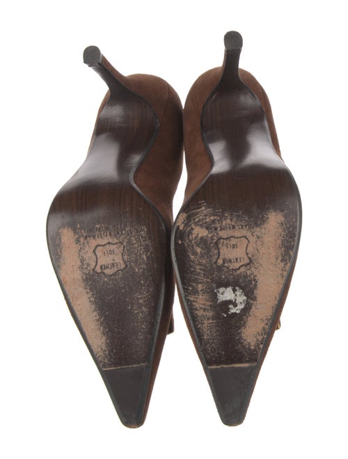 Stuart Weitzman Suede D'Orsay Pumps