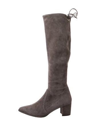 Stuart Weitzman Suede Riding Boots