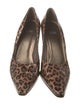 Stuart Weitzman Leather Animal Print Pumps
