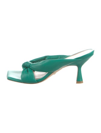 Stuart Weitzman Leather Slides