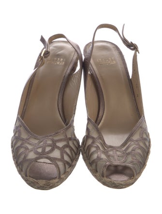 Stuart Weitzman Leather Slingback Pumps