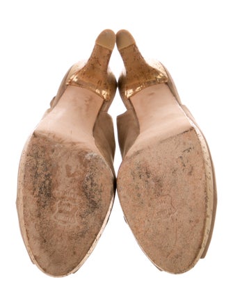 Stuart Weitzman Satin Slingback Pumps