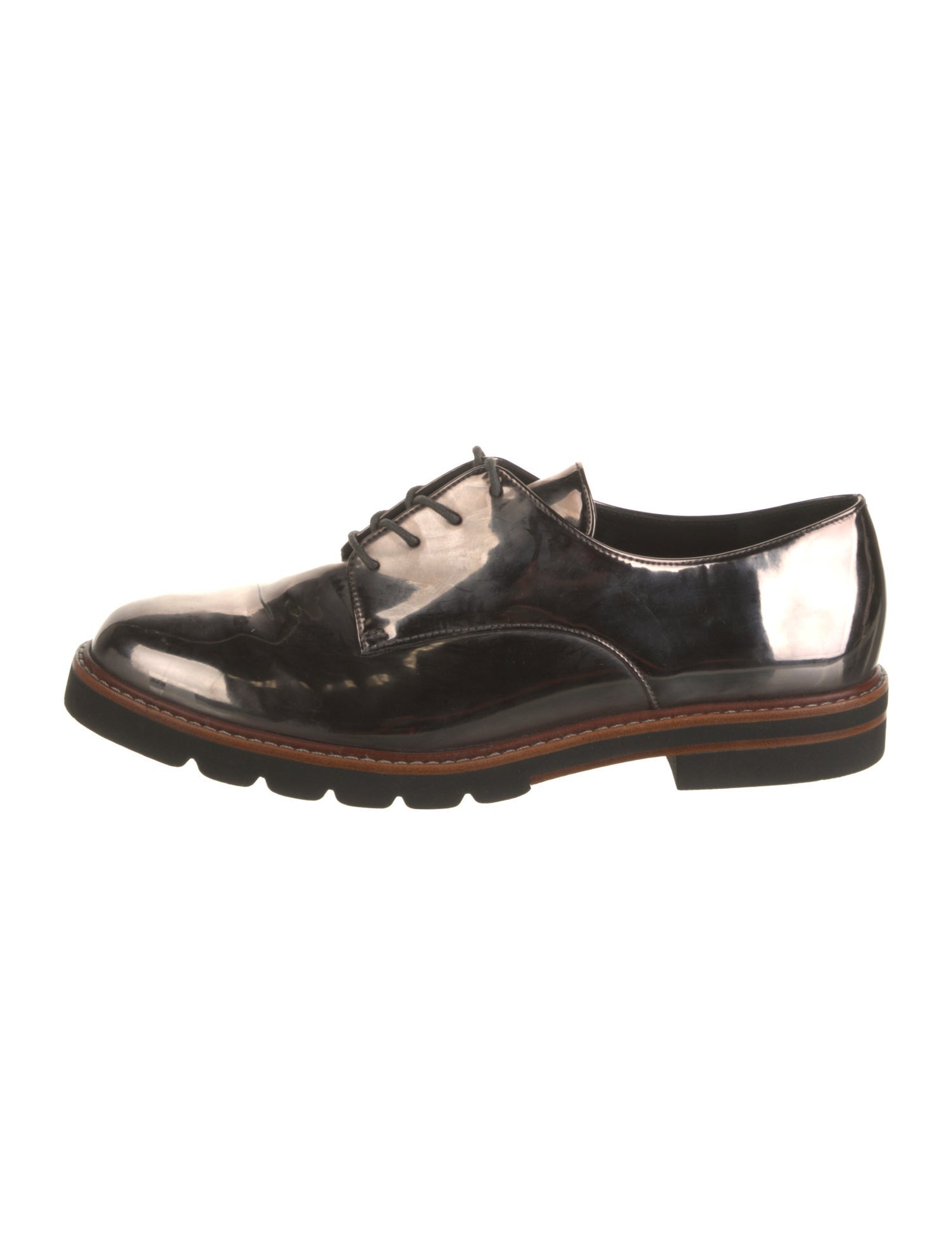 Stuart Weitzman Patent Leather Oxfords