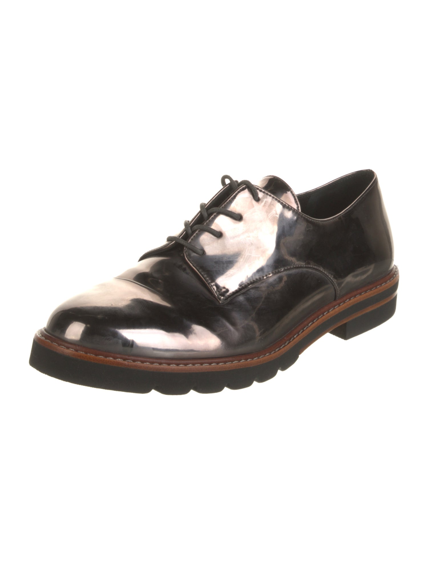 Stuart Weitzman Patent Leather Oxfords