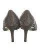 Stuart Weitzman Glitter Printed Pumps
