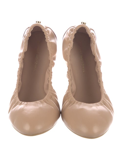 Stuart Weitzman Leather Ballet Flats