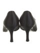 Stuart Weitzman Satin Ruffle Embellishment Pumps