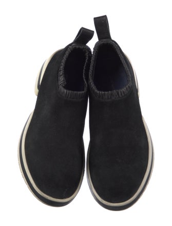 Stuart Weitzman Suede Sock Sneakers
