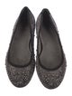 Stuart Weitzman Suede Studded Accents Flats