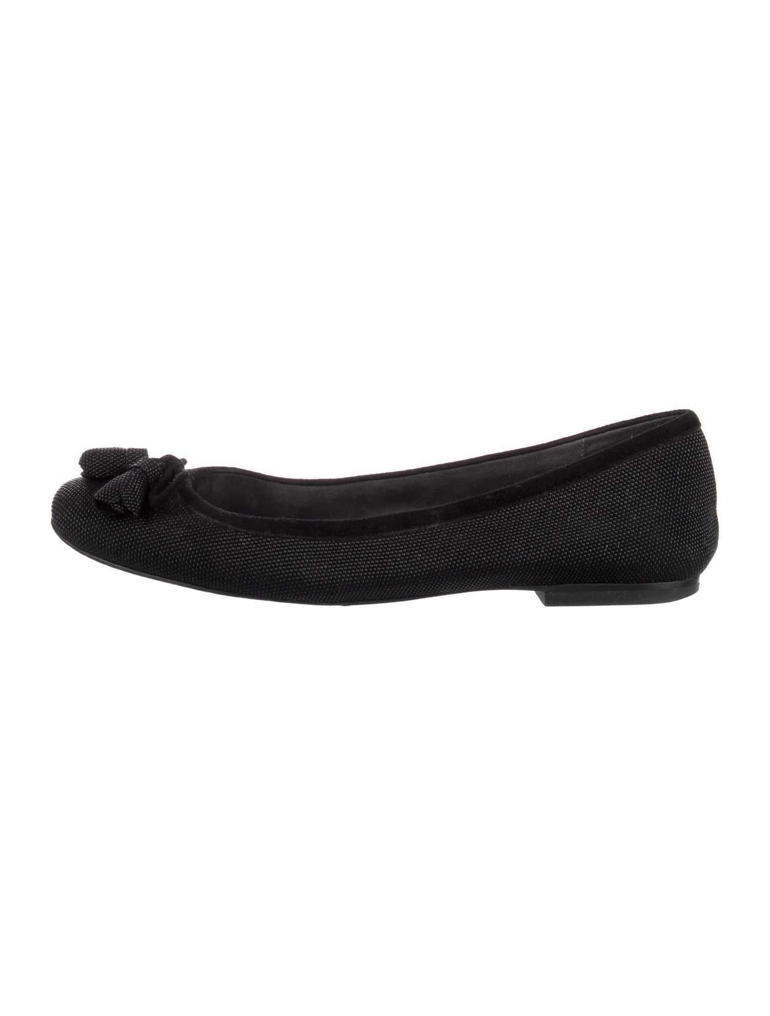 Stuart Weitzman Bow Accents Flats
