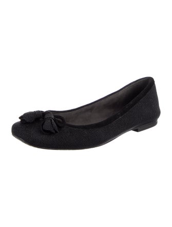 Stuart Weitzman Bow Accents Flats
