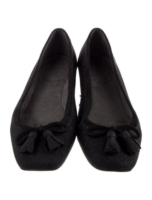 Stuart Weitzman Bow Accents Flats