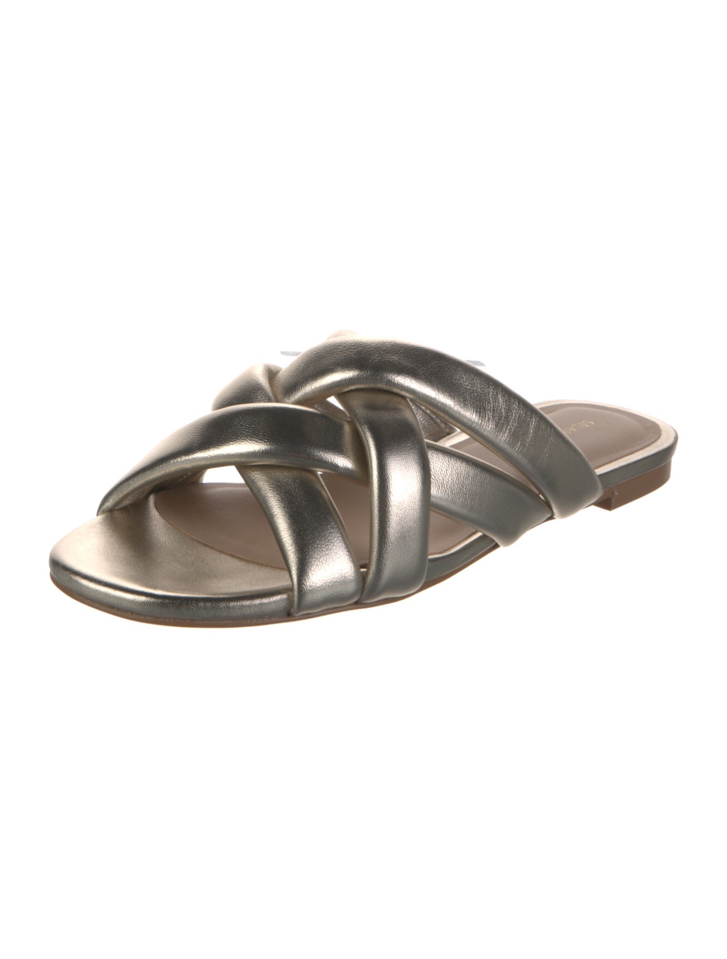 Stuart Weitzman Leather Slides w/ Tags