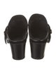 Stuart Weitzman Velvet Mules