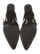 Stuart Weitzman Velvet Mules