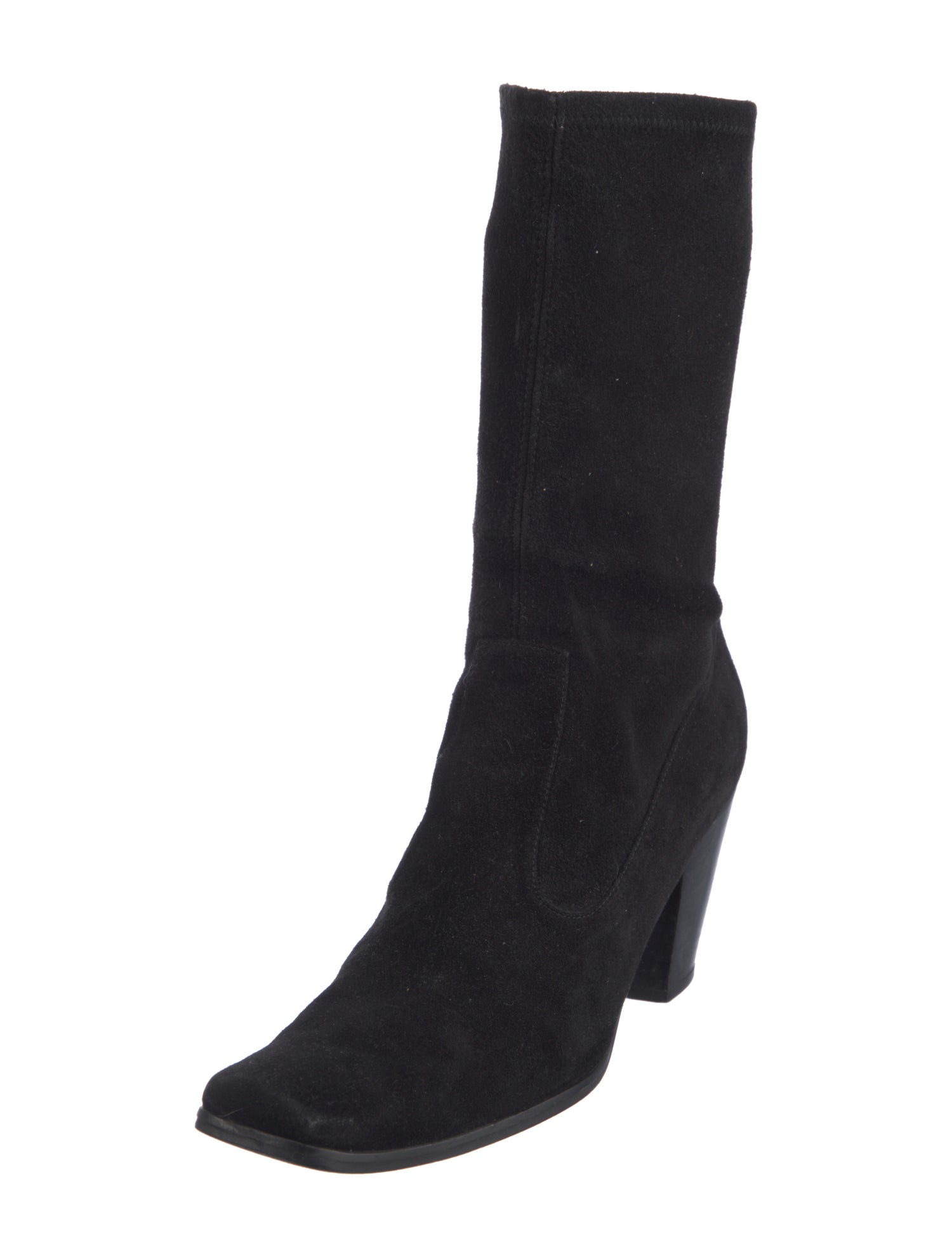 Stuart Weitzman Suede Sock Boots