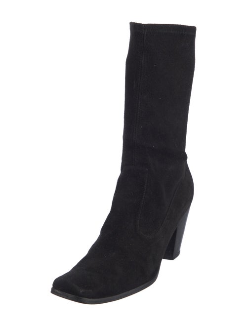 Stuart Weitzman Suede Sock Boots