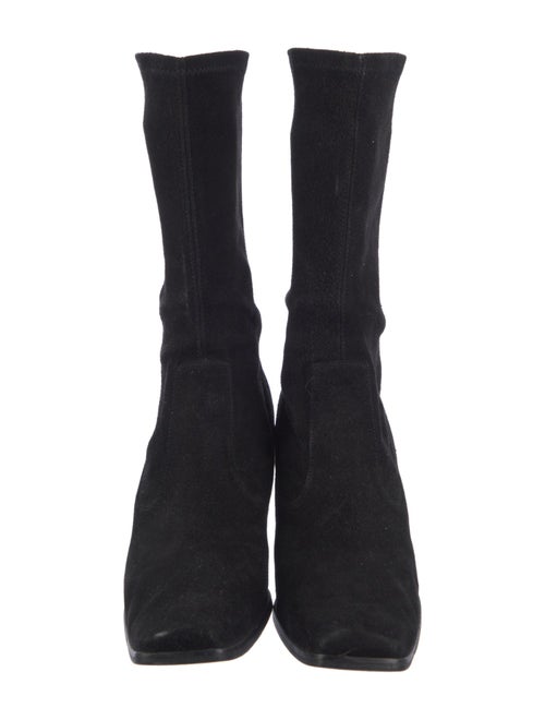Stuart Weitzman Suede Sock Boots