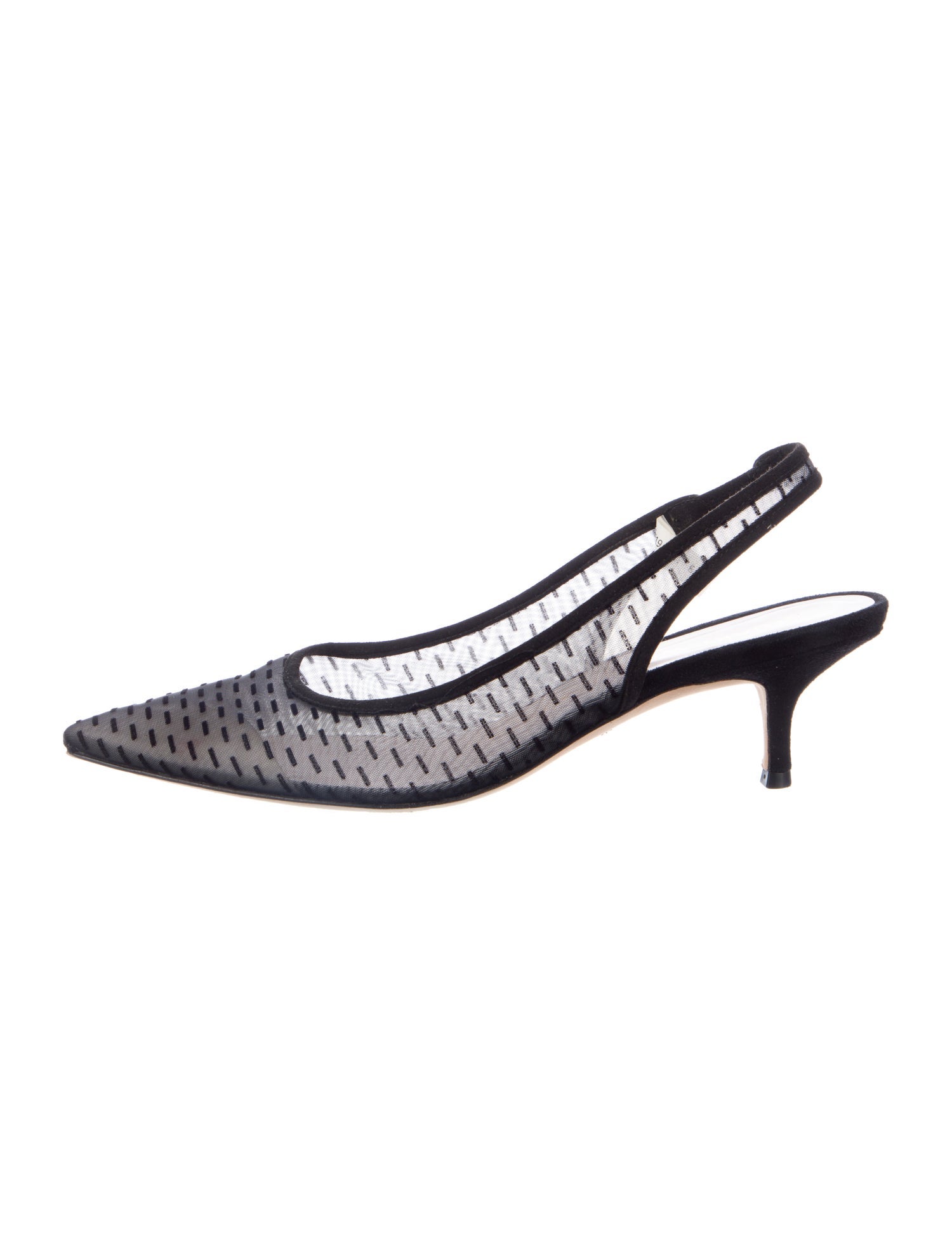 Stuart Weitzman Mesh Slingback Pumps