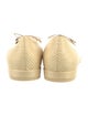 Stuart Weitzman Raffia Bow Accents Ballet Flats