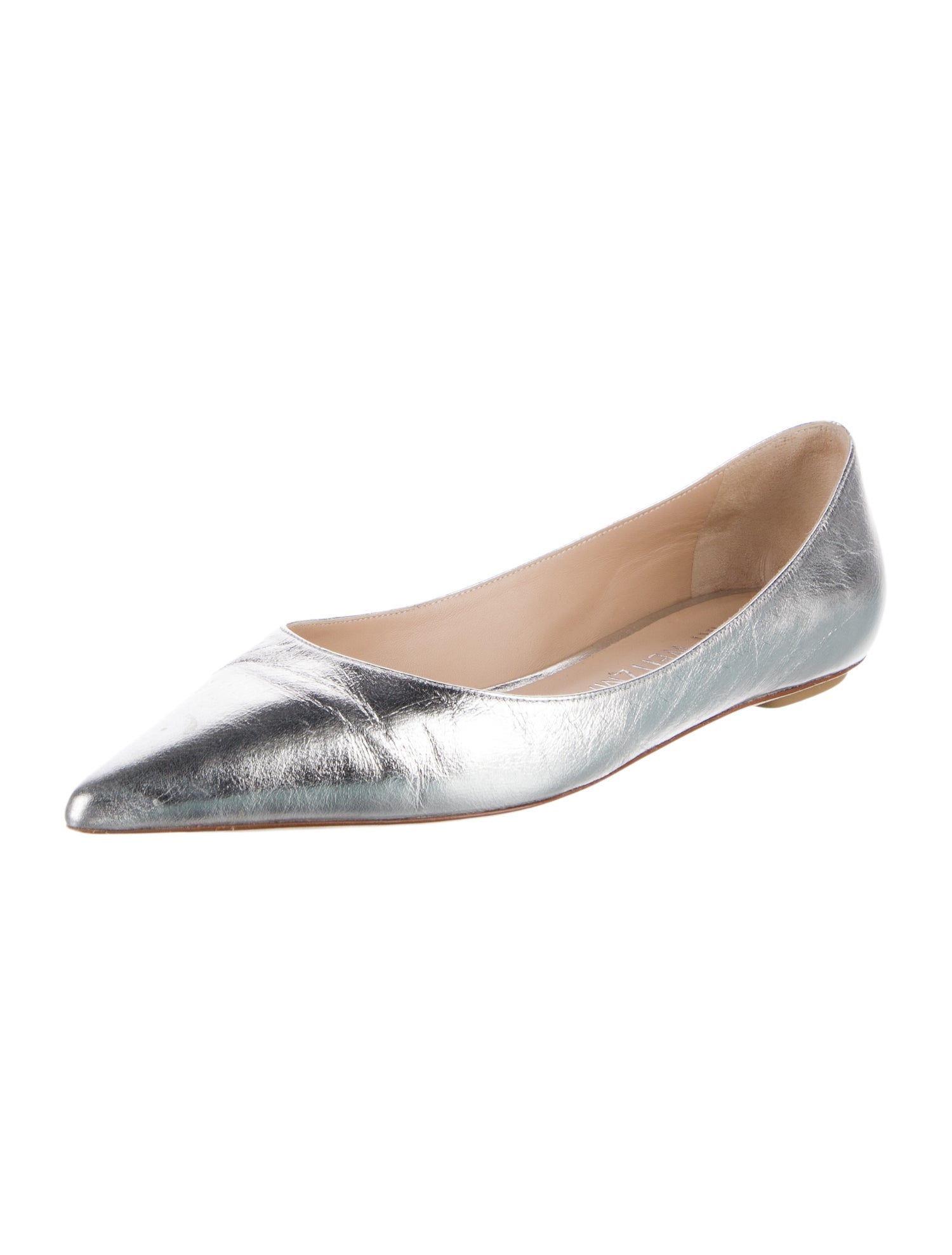 Stuart Weitzman Leather Ballet Flats