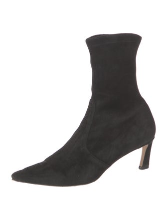 Stuart Weitzman Suede Sock Boots