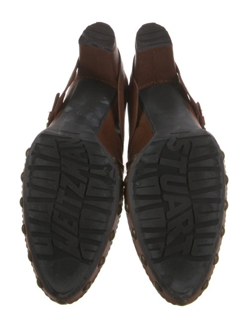 Stuart Weitzman Leather Mules