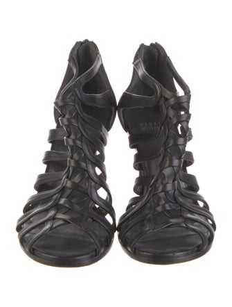 Stuart Weitzman Leather Gladiator Sandals