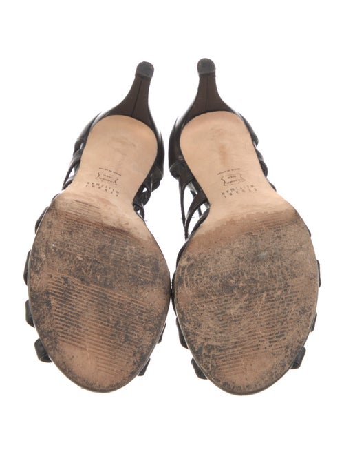 Stuart Weitzman Leather Gladiator Sandals