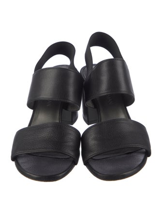 Stuart Weitzman Leather Slingback Sandals