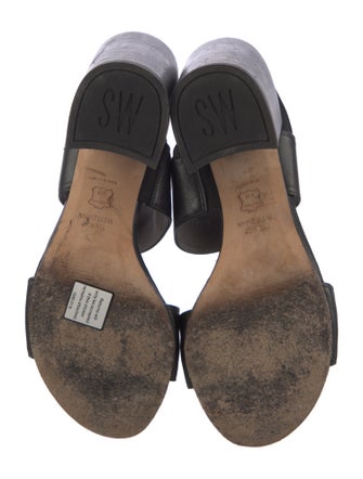 Stuart Weitzman Leather Slingback Sandals