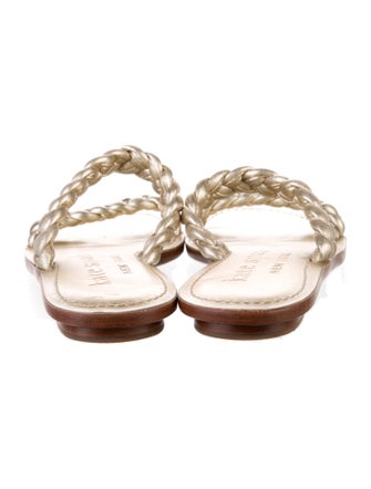 Stuart Weitzman Leather Slides