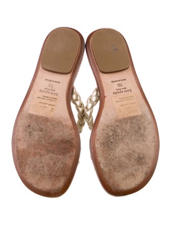 Stuart Weitzman Leather Slides